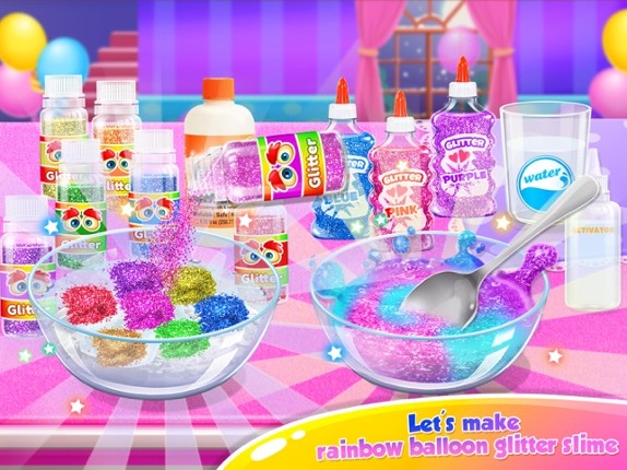 Balloon Glitter Slime screenshot