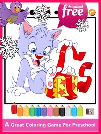 Christmas Coloring Pages For Kids And Toddlers! screenshot
