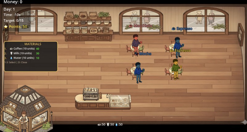 Coffee Shop: Daily Shift screenshot