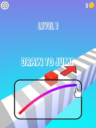 Draw Jump 3D : Bouncy Cube screenshot