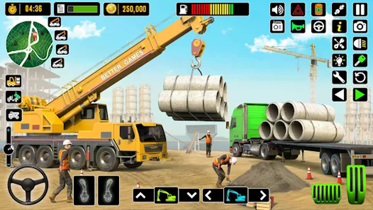 City Road Construction Games screenshot