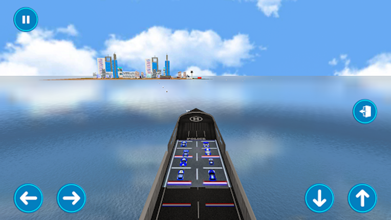 Police Muscle Car Cargo Plane screenshot