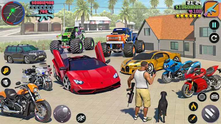 Open World Gangster Driving 3D Image