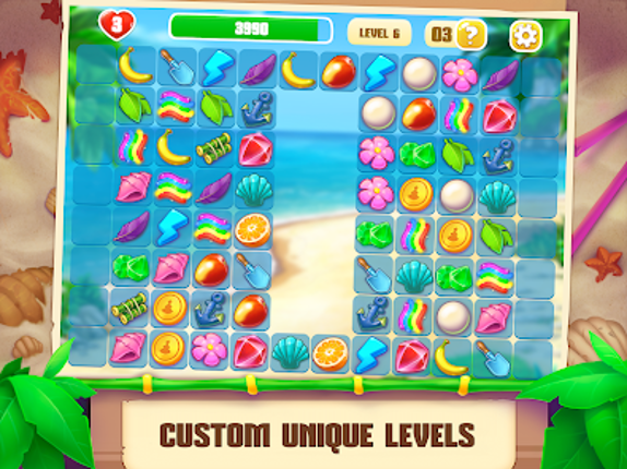 Onet Paradise: connect 2 tiles screenshot