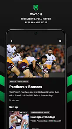 NRL Official App screenshot