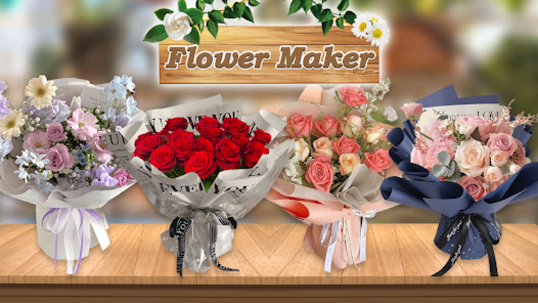 Flower Maker Game: Valentine screenshot