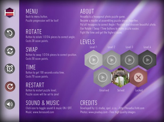 HEXADIA screenshot