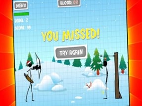 Gingerbread Stickman Bow &amp; Arrow Shooting Showdown Image