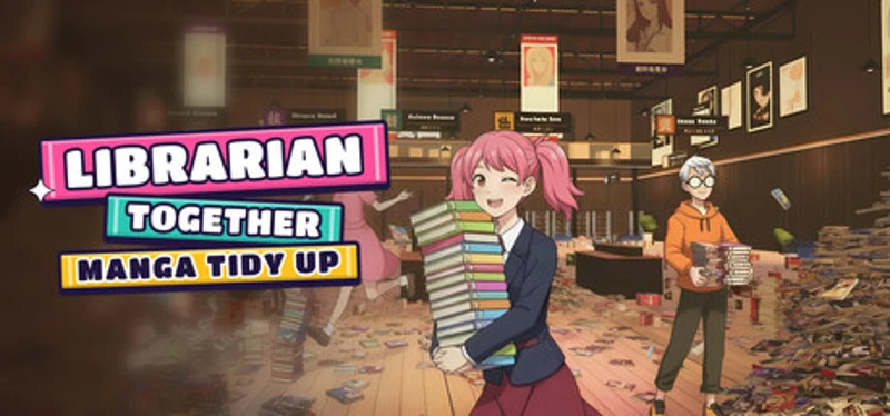 Librarian Together: Manga Tidy Up Image