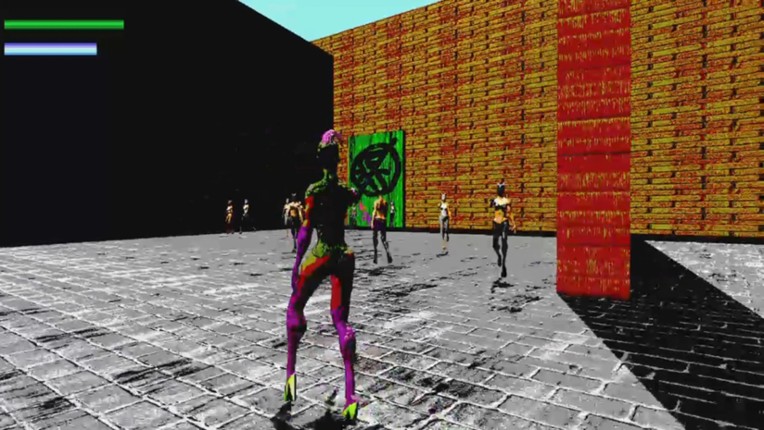 Lizard Lady vs the Cats Image