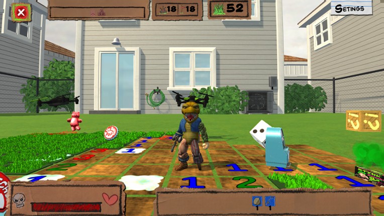 Sam's Die-abalical Minesweeper screenshot