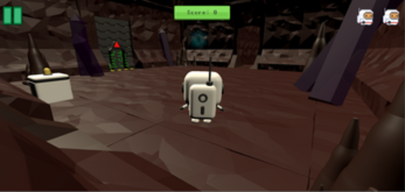 Space-Stronaut Platformer Image