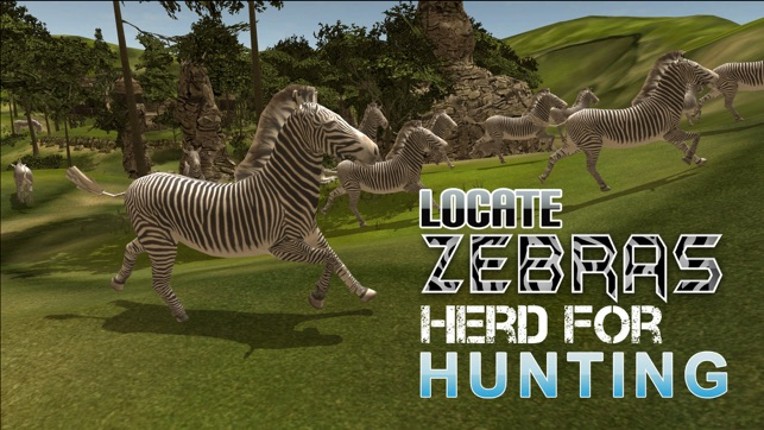 Wild Zebra Hunter Simulator – Hunt animals in this jungle simulation game screenshot