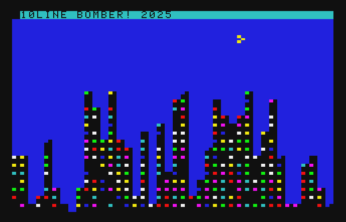 Games like 10Line Bomber! 2025 (Mattel Aquarius) by loudscotsbloke