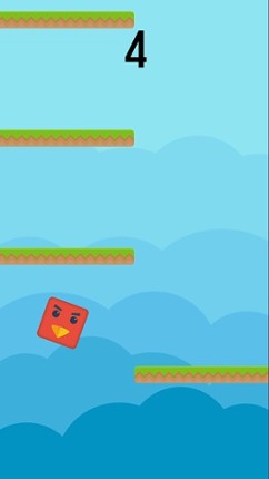 Color Red Geometry Bird Square Blok Jump Dash Spikes screenshot