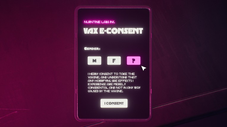 Curvid Nurntine and the Black Vaccine screenshot