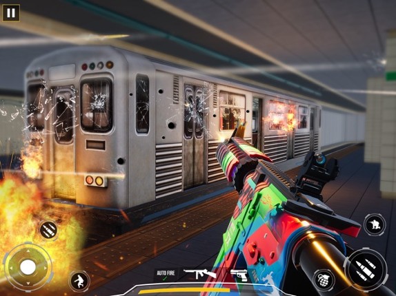 First war of gun shooting 2025 Image