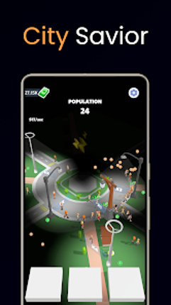City Lights 3D Image