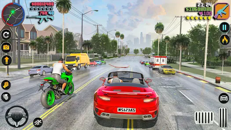 Open World Gangster Driving 3D screenshot