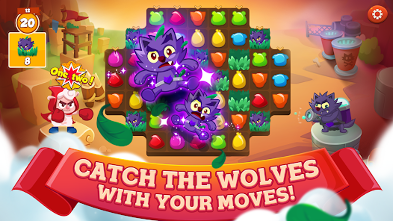 Sheepong : Match-3 Adventure Image