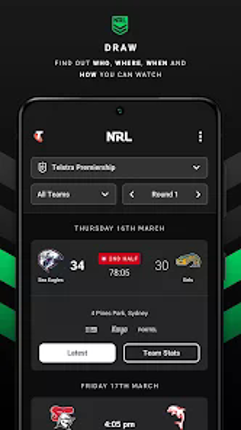 NRL Official App screenshot