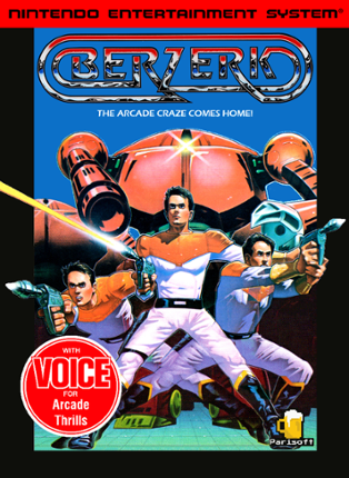 Berzerk for NES Game Cover