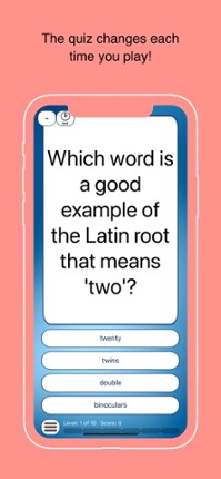 Greek and Latin Root Words screenshot