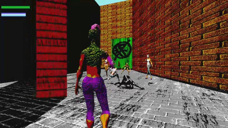 Lizard Lady vs the Cats Image