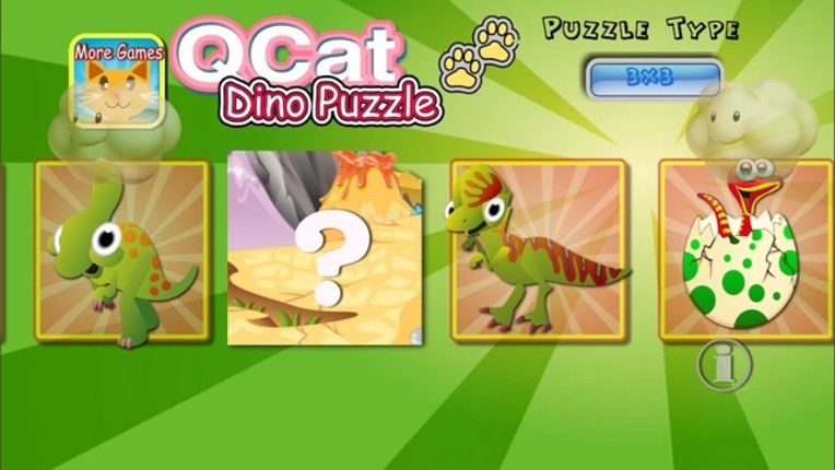 QCat - Puzzle & Trivia of Dino World For Toddlers and Kids (free) screenshot