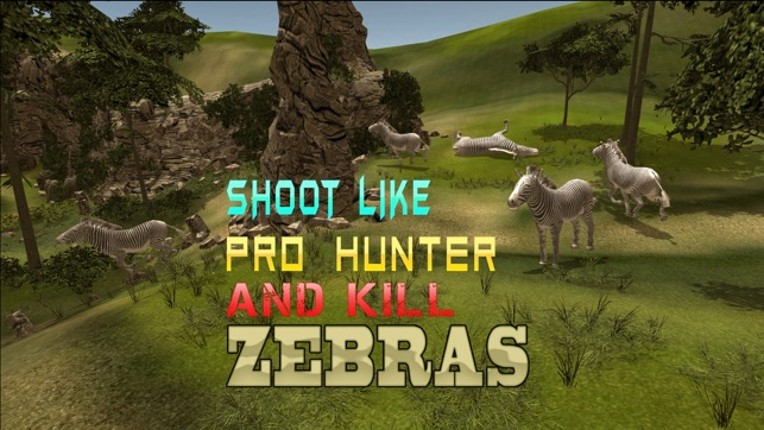 Wild Zebra Hunter Simulator – Hunt animals in this jungle simulation game screenshot