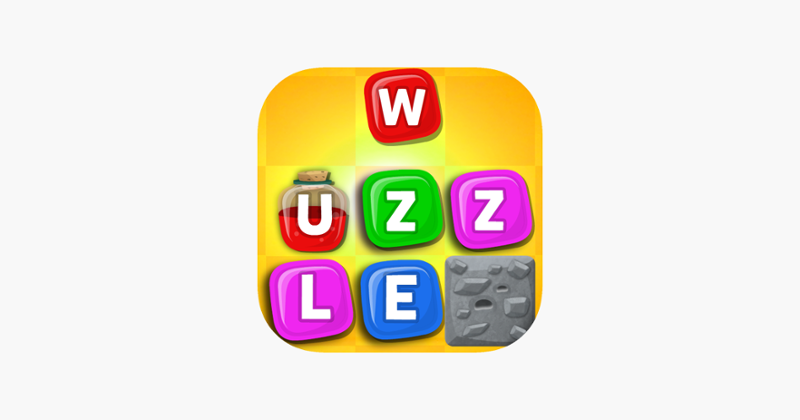 Wuzzle: Words with color match game to play with letters in a new original way incuding awsome wordsearch, anagrams and good educational board mini games to learn spelling and vocabulary. Free! Image