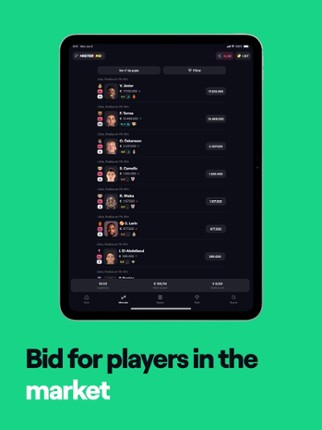 BEMANAGER - Fantasy Soccer screenshot