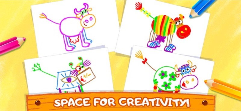 Bini Coloring & Drawing Games screenshot