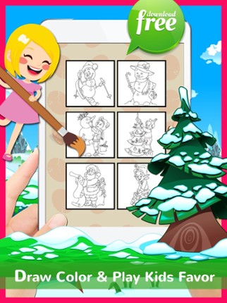Christmas Coloring Pages For Kids And Toddlers! screenshot