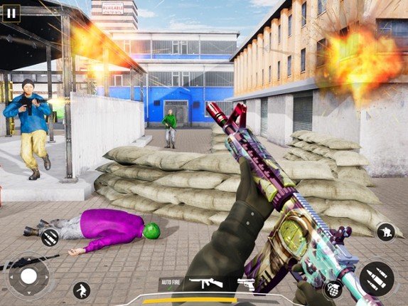 First war of gun shooting 2025 Image