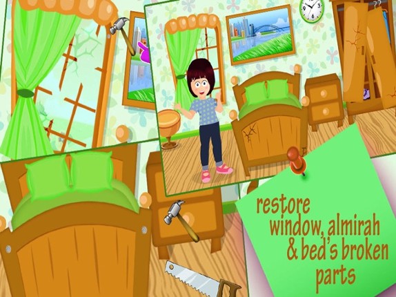 Fix It baby house - Girls House Fun, Cleaning &amp; Repariing Game screenshot