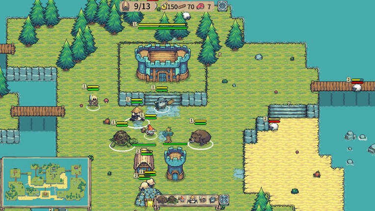 Four Mini Kingdoms War screenshot