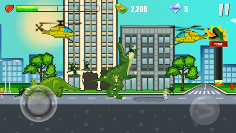 Jurassic Dinosaur City Rampage screenshot