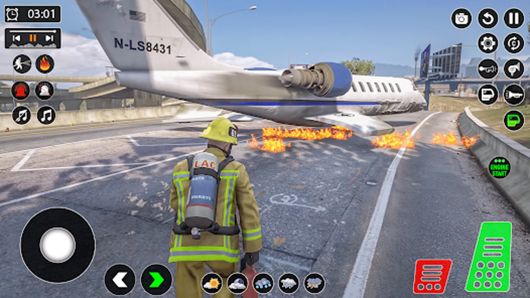 Fire Truck 3D Firefighter Game screenshot