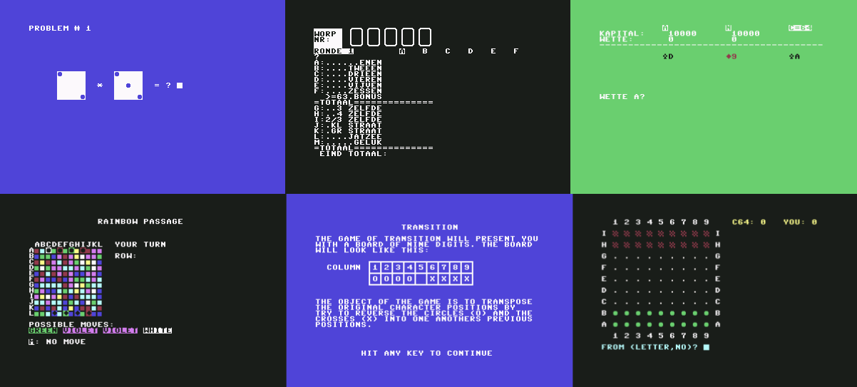 Games like 2020 C64 Basic Games Compilation