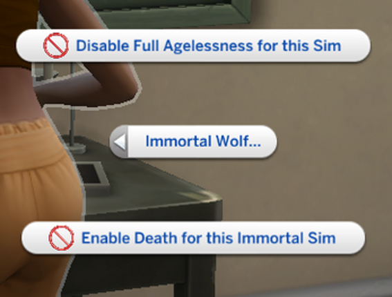 Immortality Toggles Image