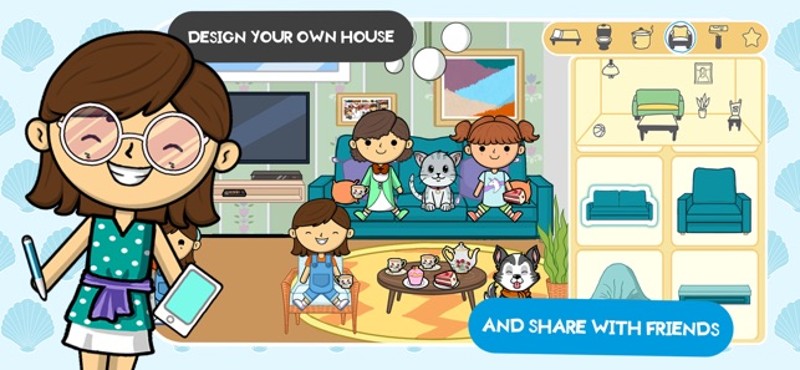 Lila's World:Halloween Games screenshot