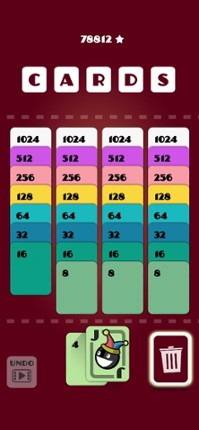 Merge Solitaire - 2048 Puzzle screenshot