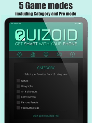 Quizoid: Offline Trivia Quiz screenshot