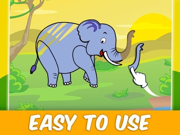 Savanna Animal Puzzle for Kids screenshot