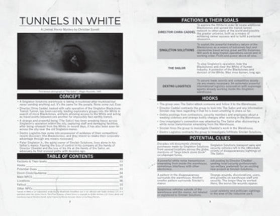 Tunnels in White - A Liminal Horror Mystery screenshot