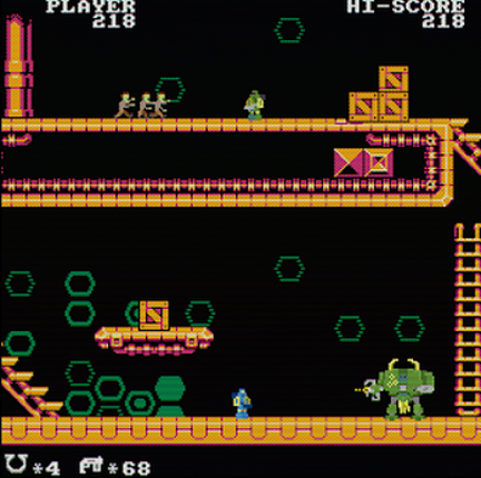 Ultramarine, the retro game screenshot