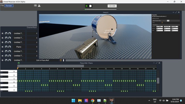 Unreal Musician Image