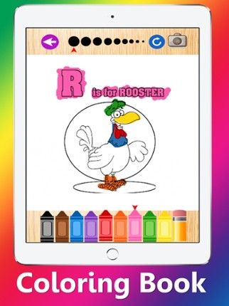 ABC Animals Coloring Pages Learning Tools for Kids screenshot