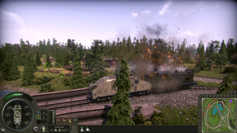 Armored Train Warfare screenshot